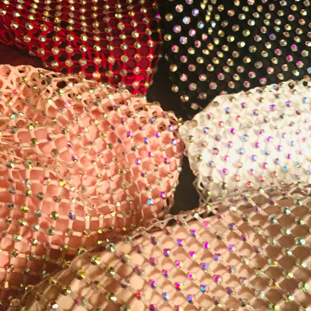 🔴3 for $12🔴Diamond Princess• Mesh Face Mask - Picture 9 of 11